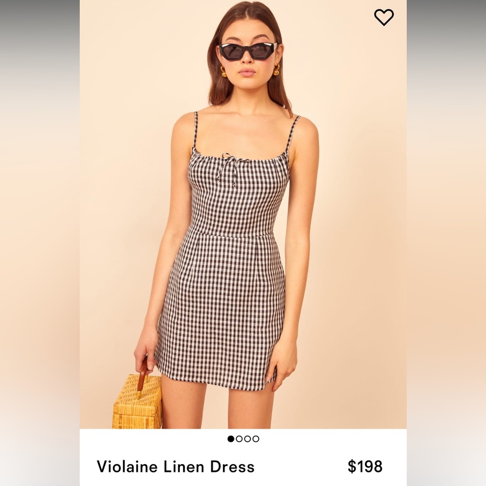 Violaine Linen Dress by Reformation